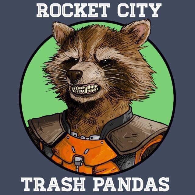 We know you're probably looking - Rocket City Trash Pandas
